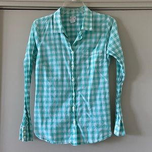 🌿 3/$20 - J. Crew small gingham button down